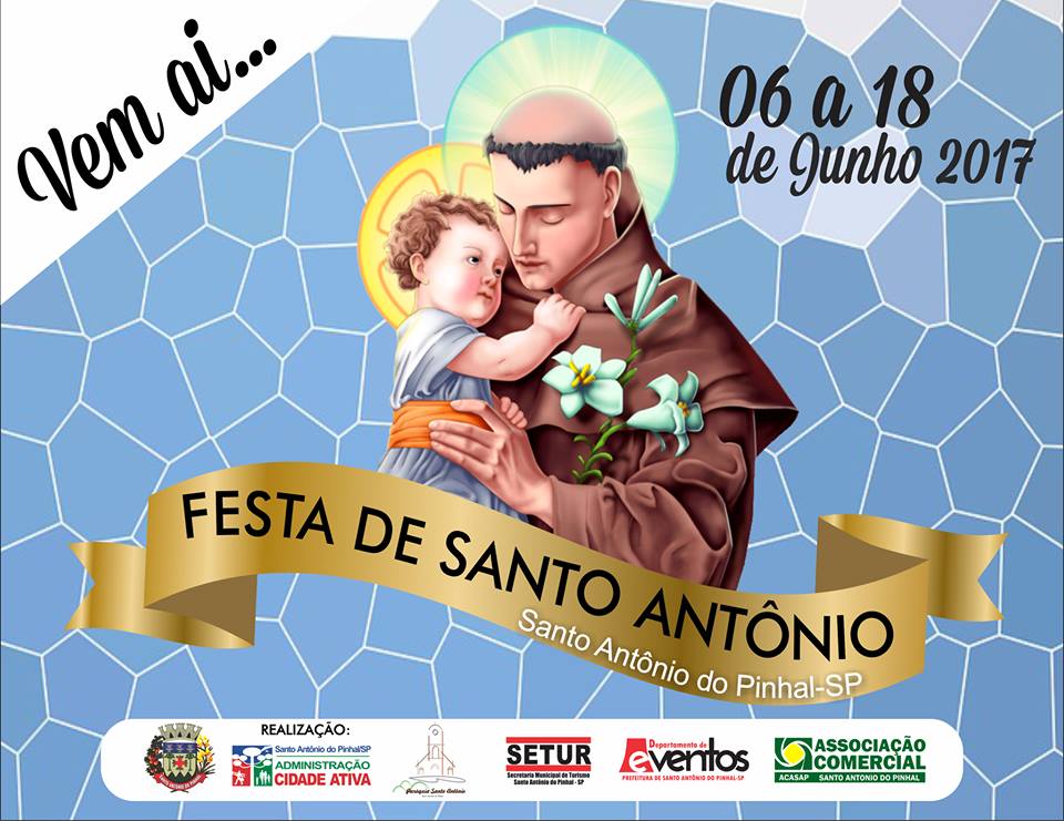 Vem aí a Festa de Santo Antônio do Pinhal