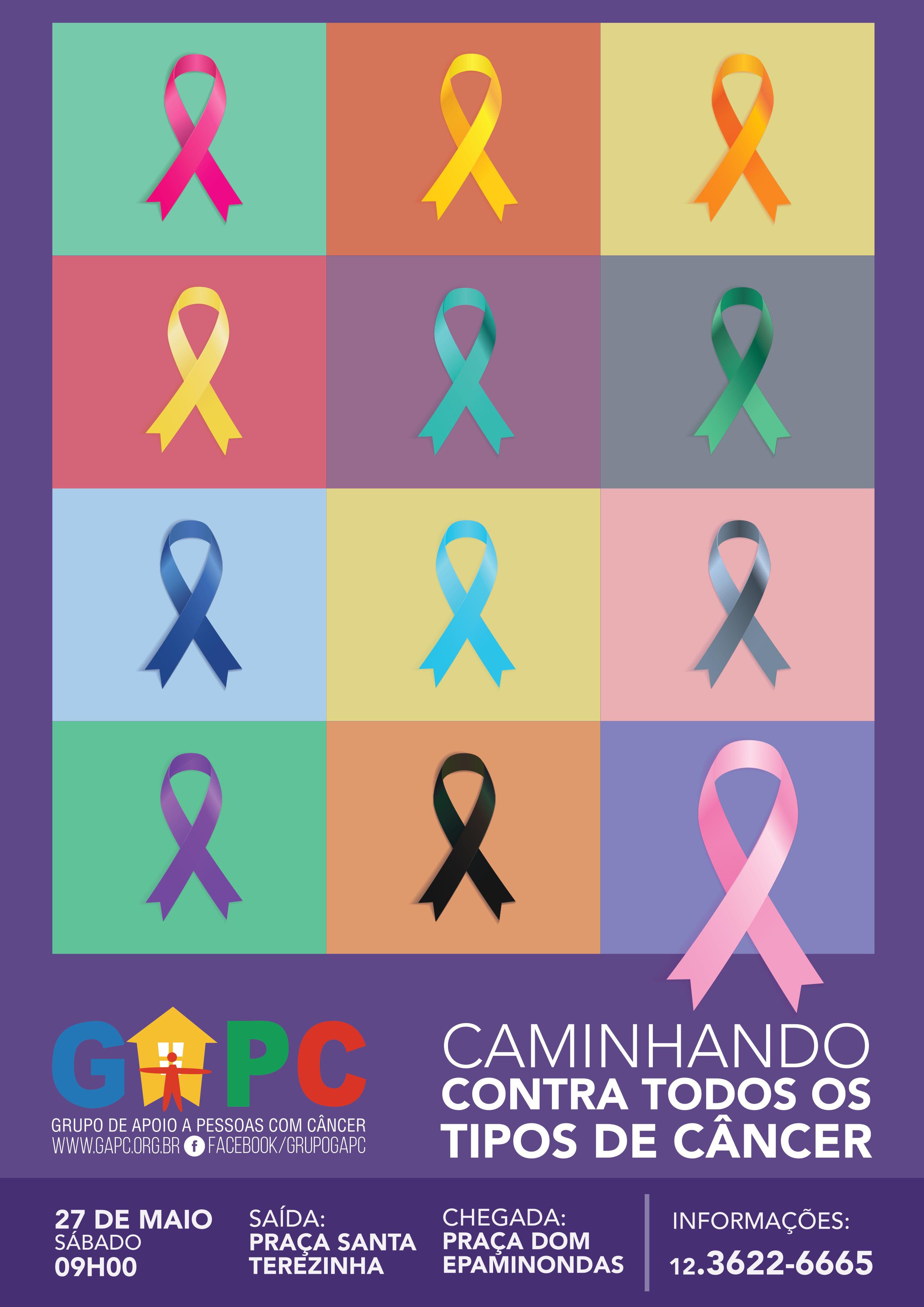 13ª Caminhada na luta contra o câncer acontece sábado