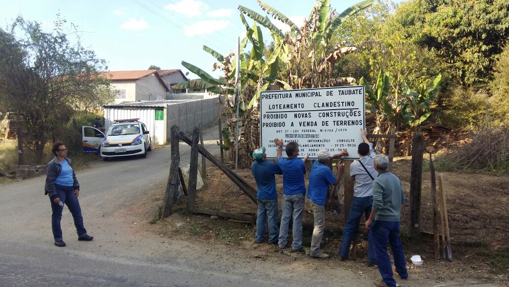 Prefeitura de Taubaté atende Ministério Público para impedir loteamentos clandestinos