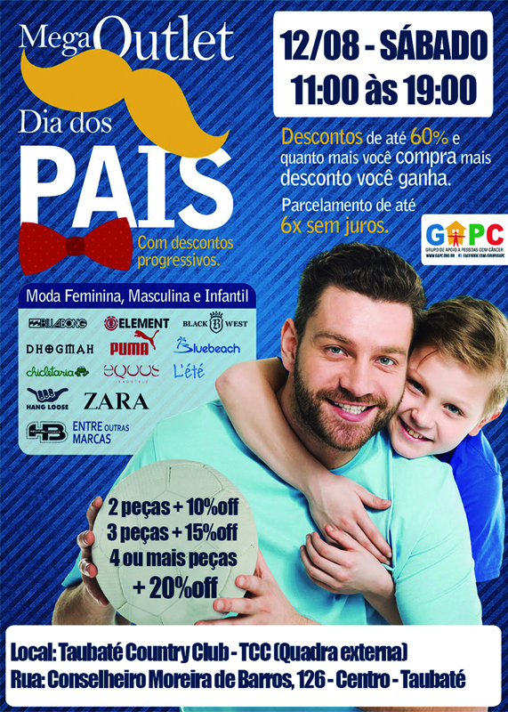 GAPC realiza outlet multimarcas beneficente no sábado