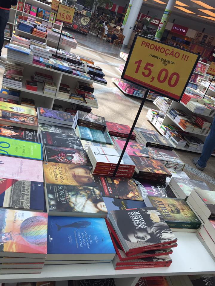 Shopping Pátio Pinda recebe feira de livros a preços populares
