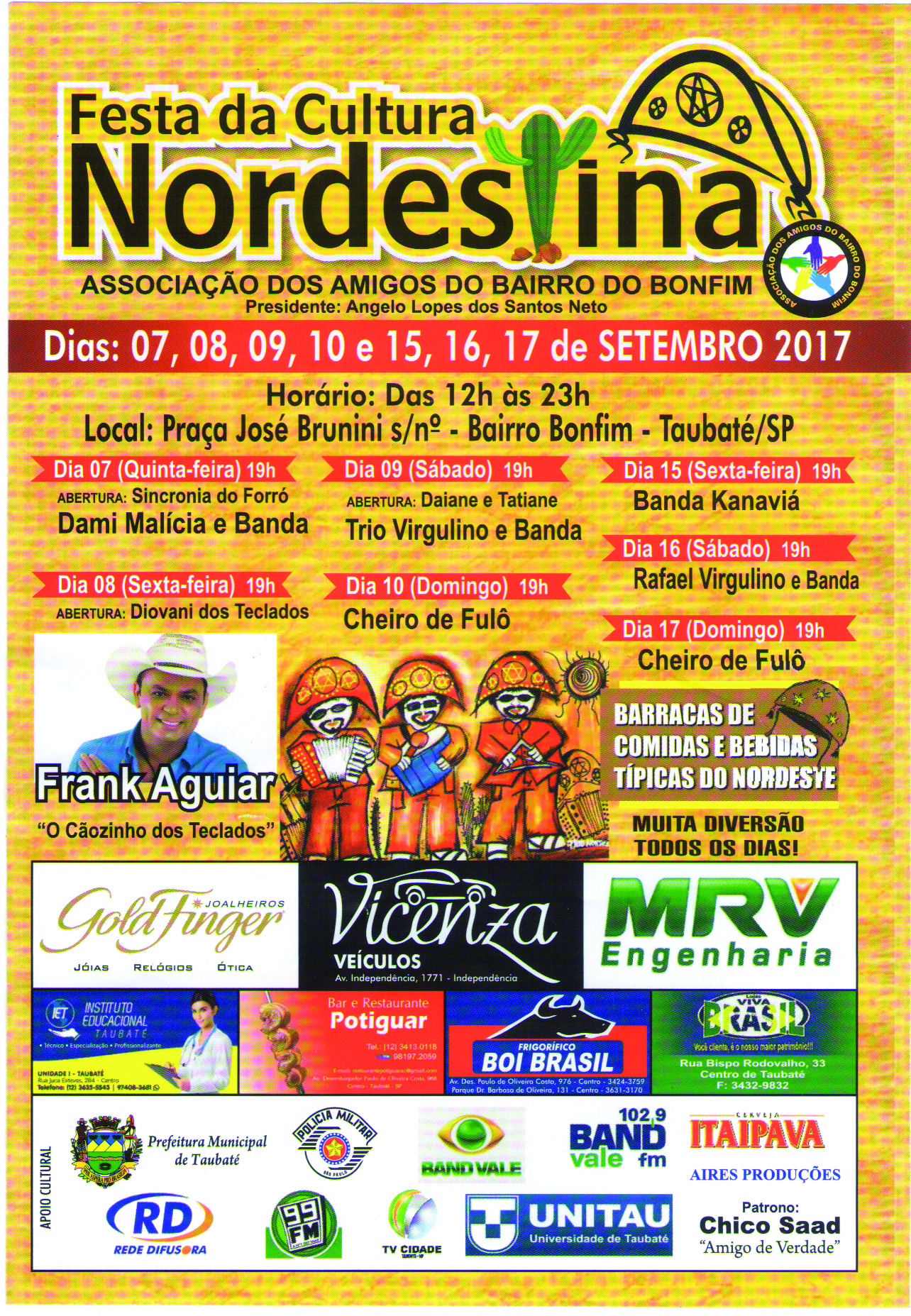 Festa da Cultural Nordestina continua neste final de semana