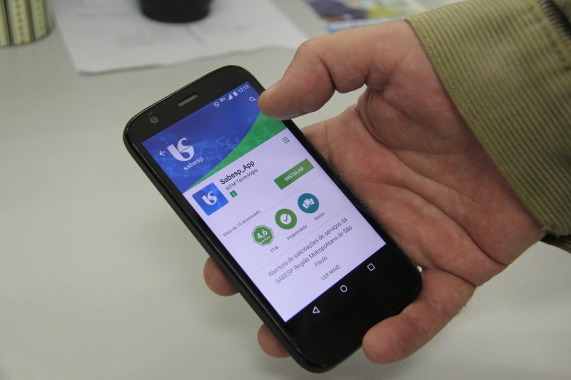 Aplicativo Sabesp Mobile ultrapassa a marca de 1 milhão de utilizações