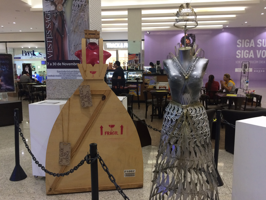 Exposição traz vestidos de noiva que remetem a diversas épocas