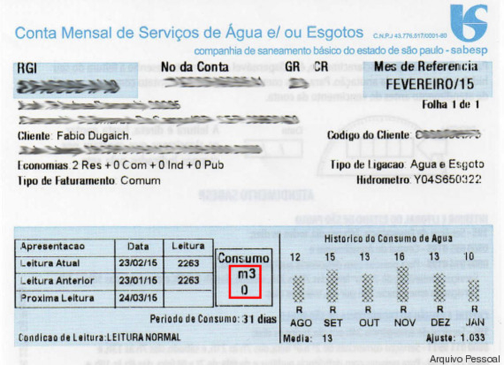 Sabesp: Tarifas em SP terão reajuste de 6,5% em janeiro de 2026