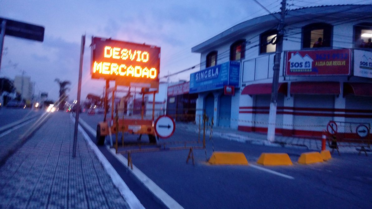 Trecho da Juca Esteves é interditado para obras