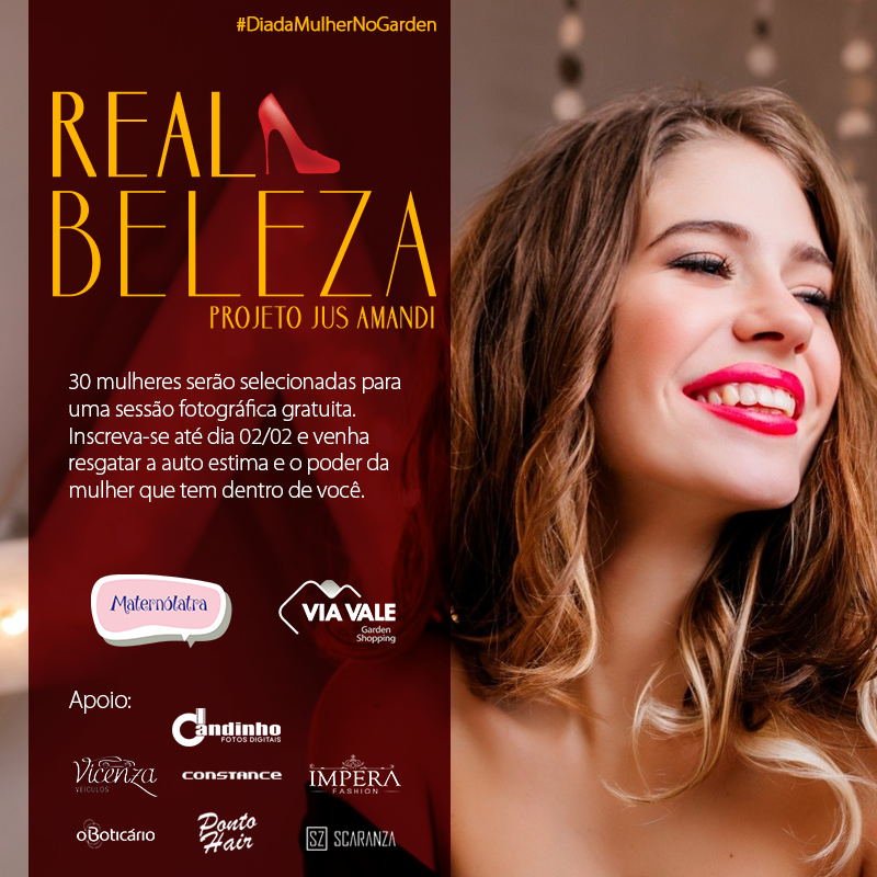 Via Vale promove projeto fotográfico para mulheres