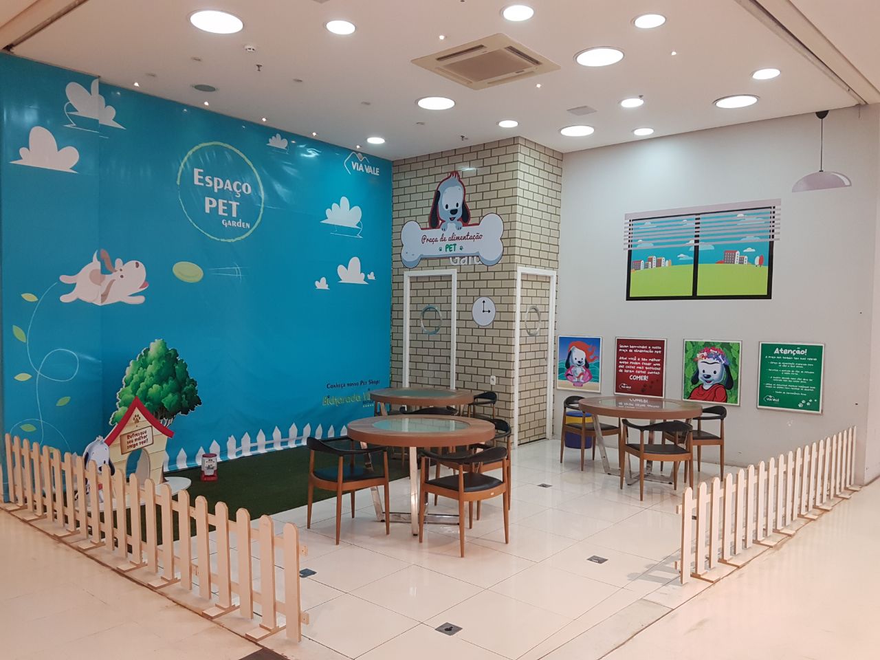 Via Vale ganha Praça de Alimentação Pet