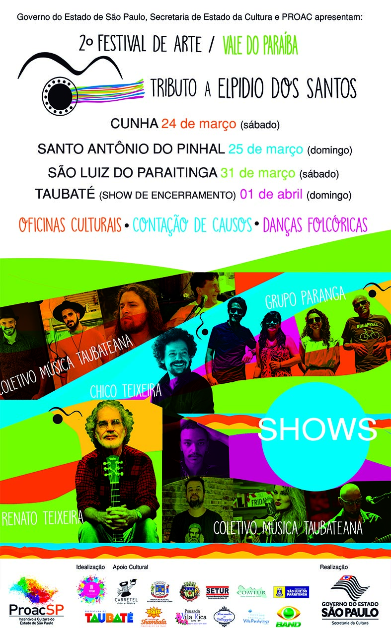 2º Festival de Arte Vale do Paraíba “Tributo a Elpídio dos Santos”
