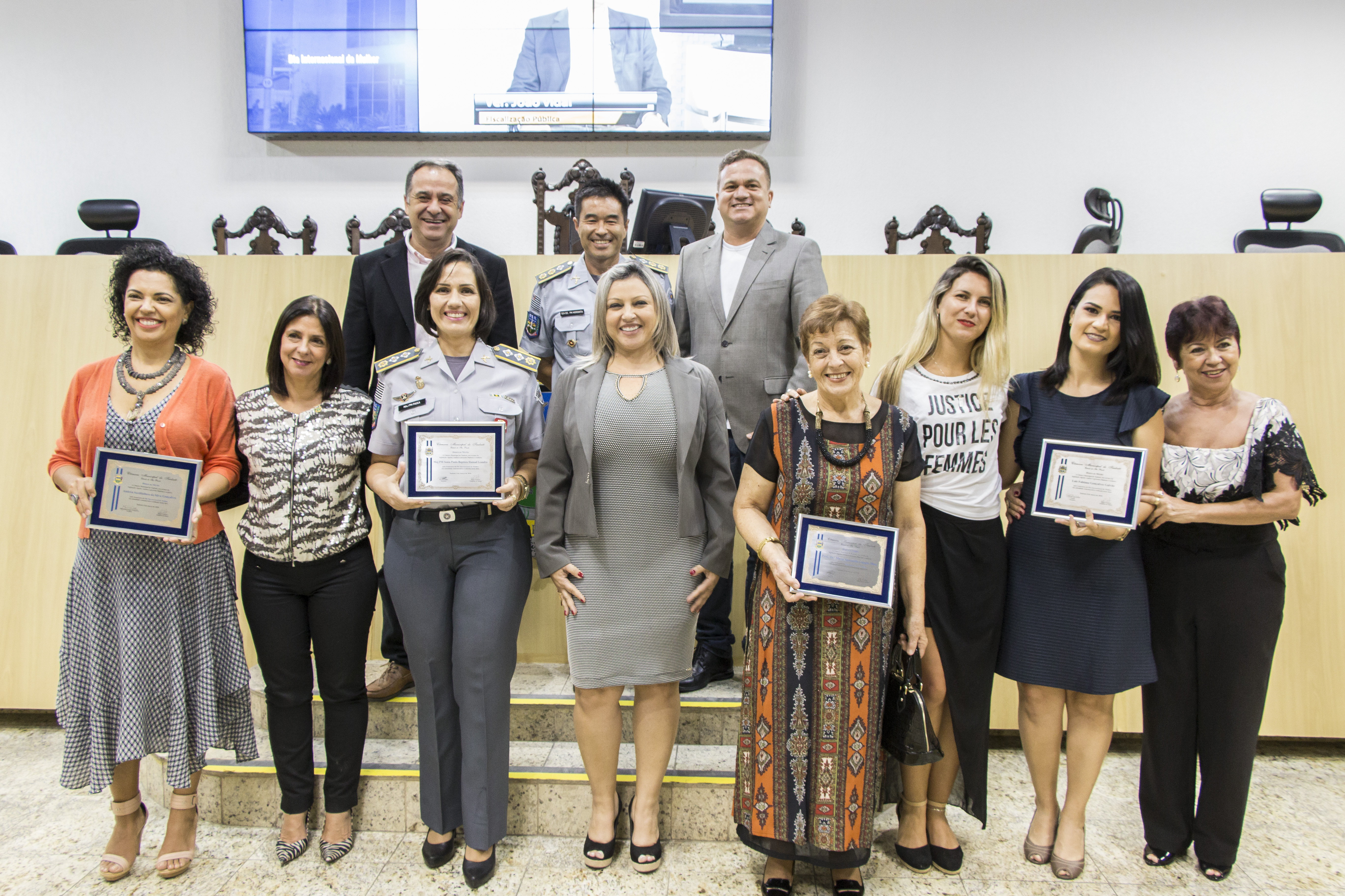 Dia das mulheres é comemorado na Câmara de Taubaté
