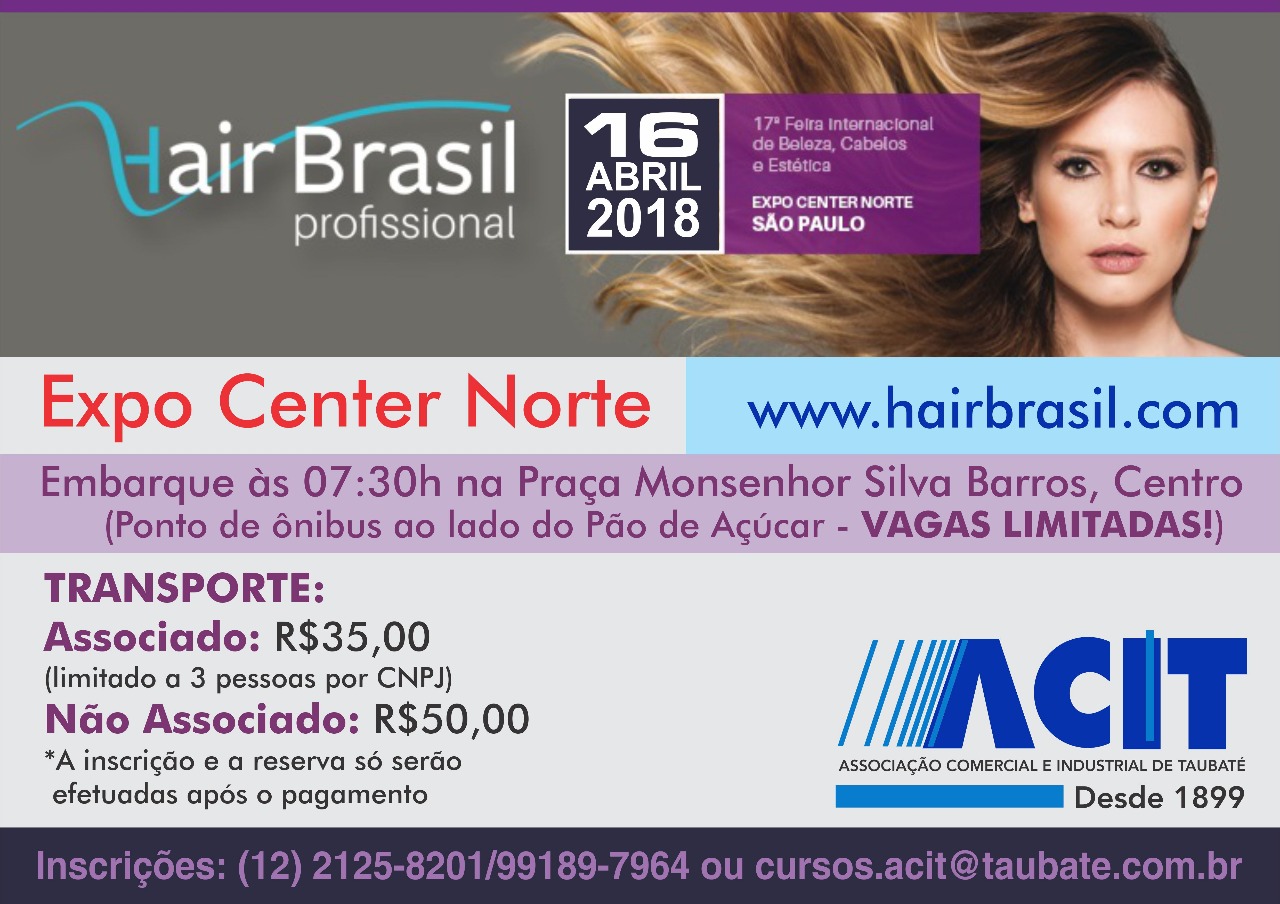 ACIT leva profissionais para visitar a feira Hair Brasil