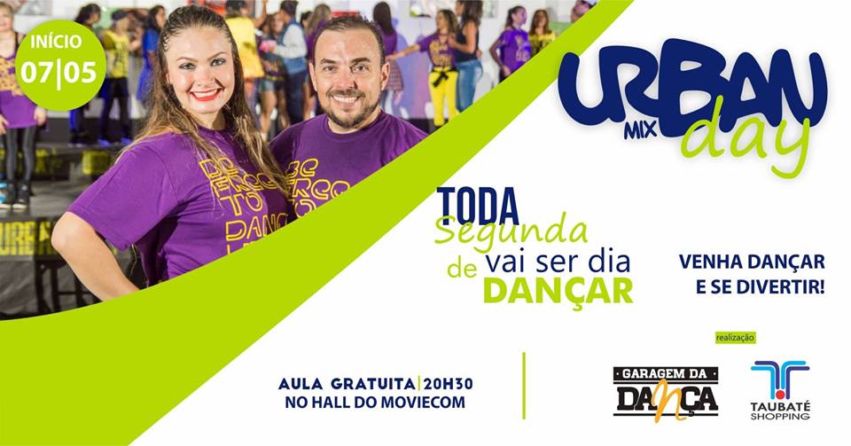 Taubaté Shopping passará a receber aulas gratuitas de dança