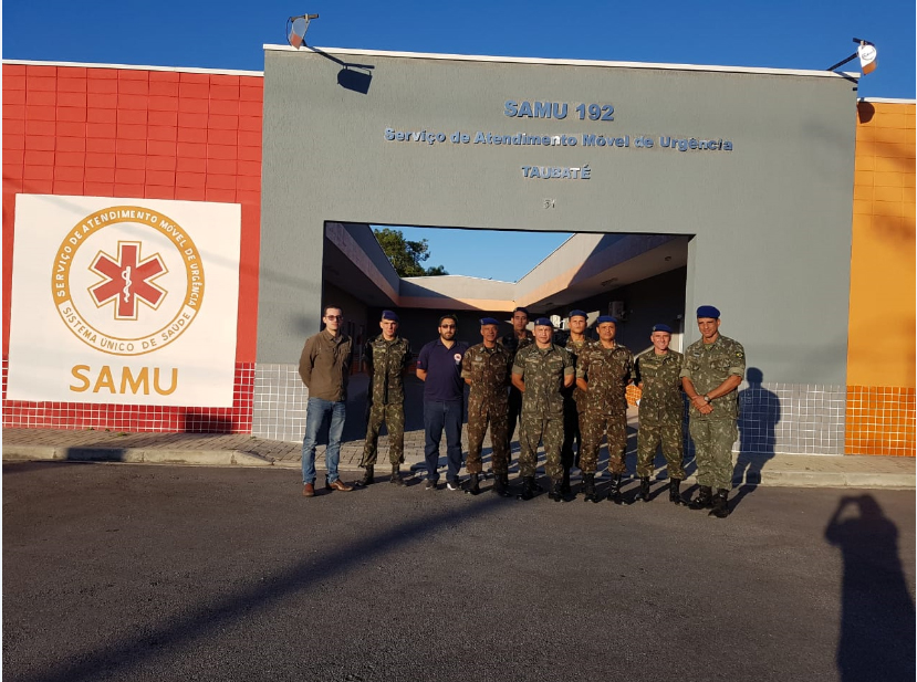 Militares do Exército fazem treinamento no Samu