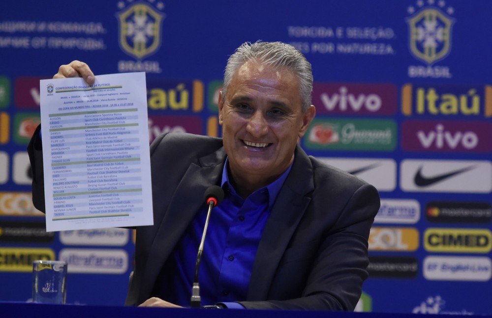 Tite divulga os 23 convocados para defender a Seleção na  Copa da Rússia
