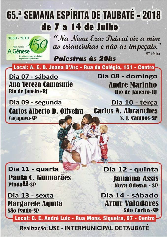 65ª Semana Espírita de Taubaté