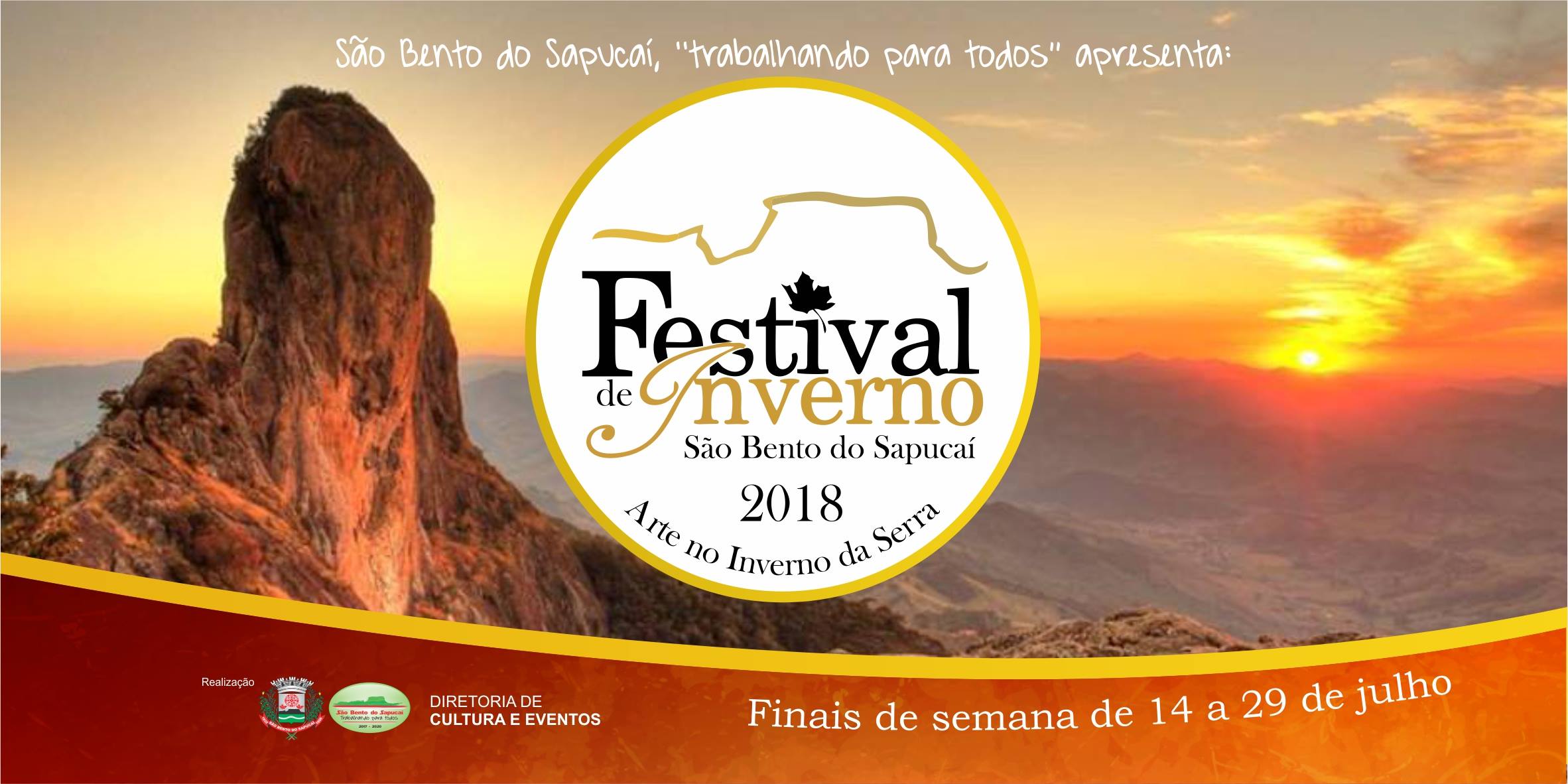 Festival de Inverno em  São Bento do Sapucaí começa sábado