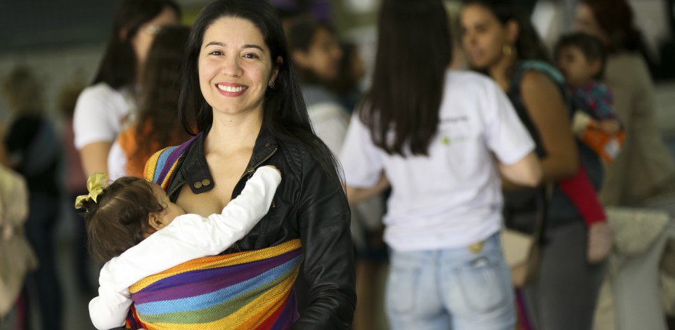 Incentivo à amamentação é foco de campanha mundial