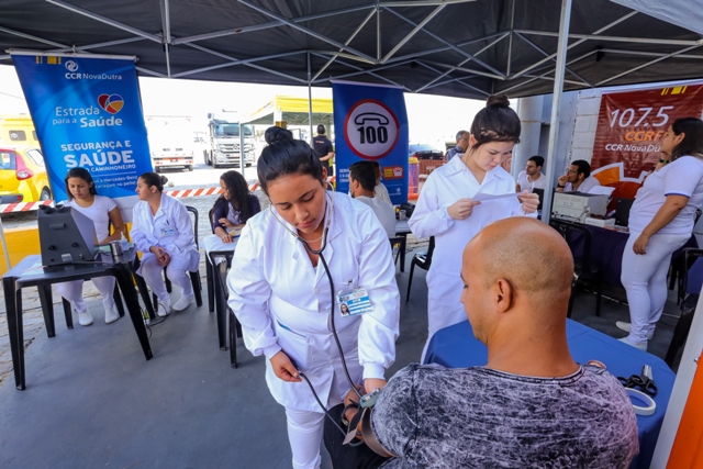 Ações do Estrada para Saúde atende mais de 200 profissionais no mês de julho