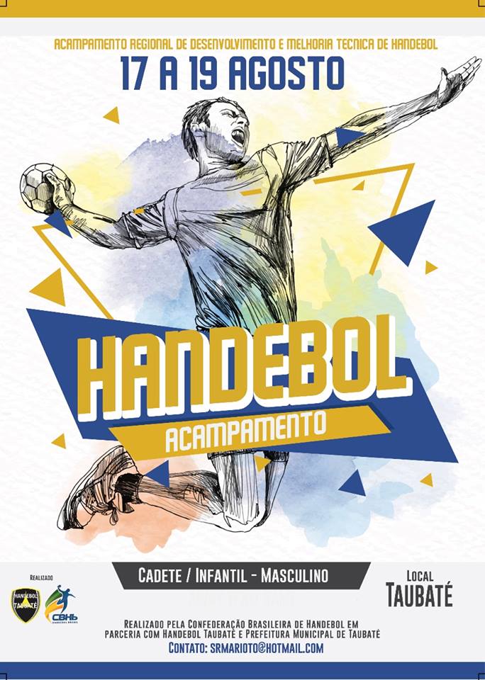 Taubaté faz acampamento para Seleção Brasileira Cadete e Junior de Handebol