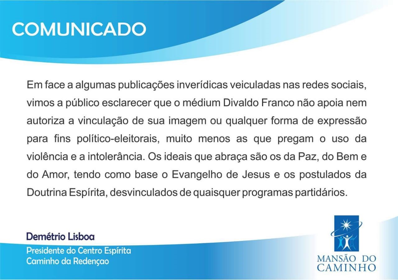 Divaldo Pereira Franco e a política