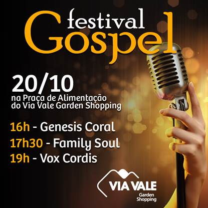 Via Vale promove Festival Gospel