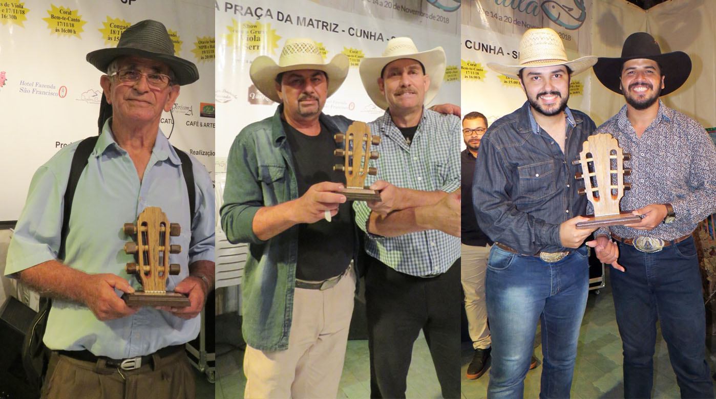 Cunha premia dupla  sul-mato-grossense em Festival  de Música Caipira