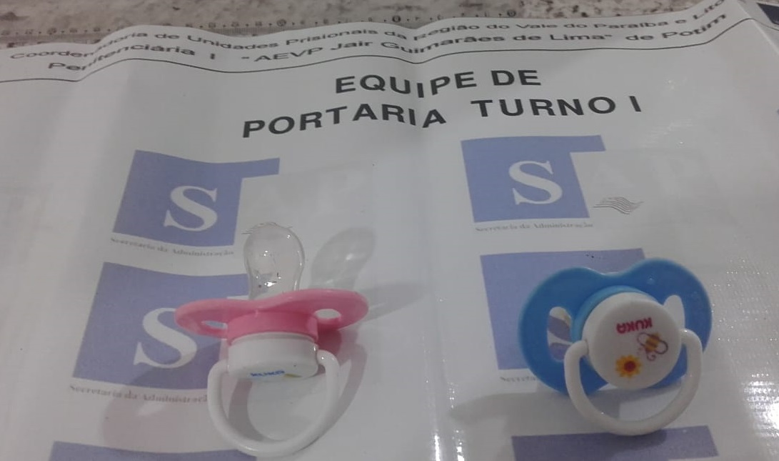 Mãe é barrada com maconha na chupeta de bebê em penitenciária de Potim