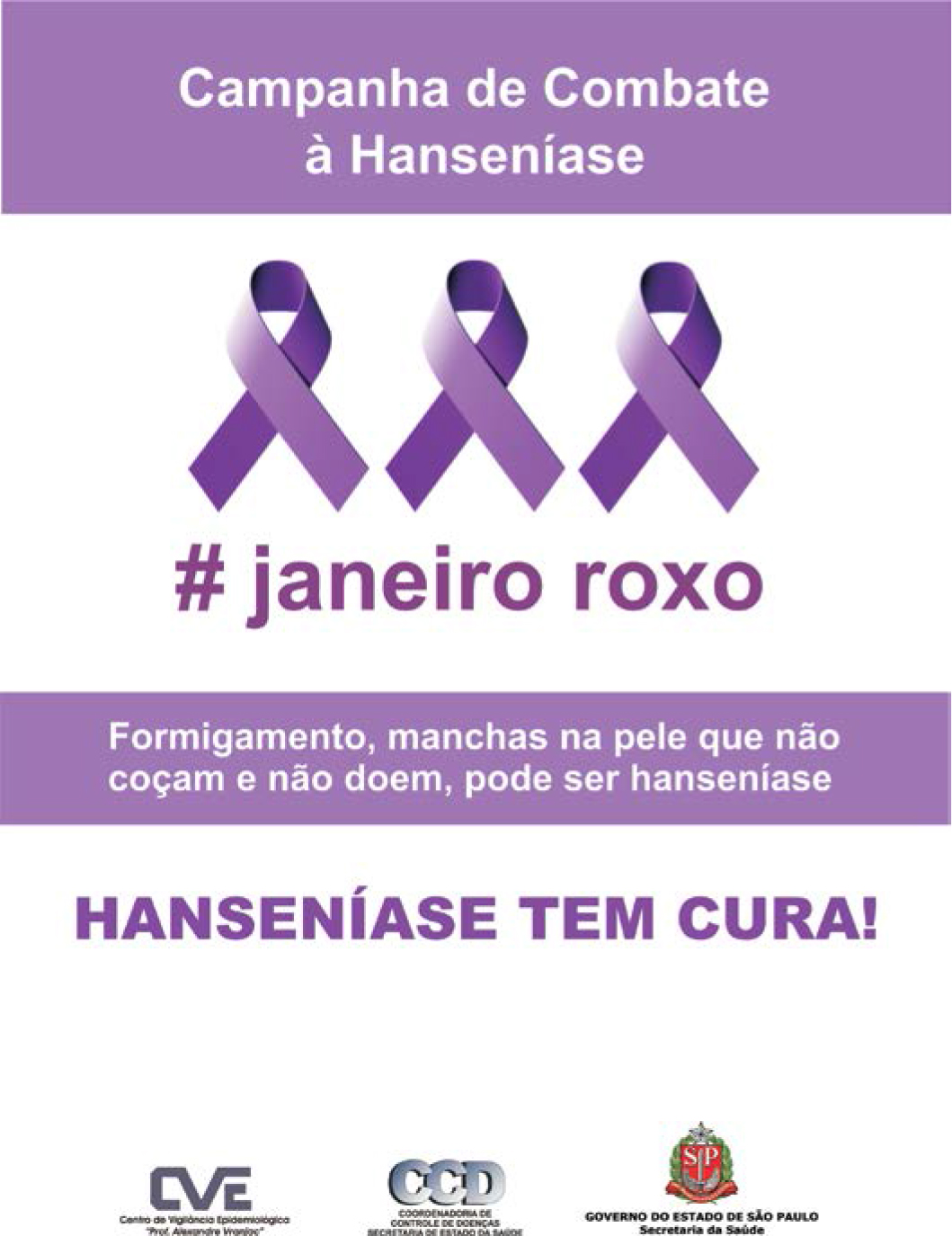 Taubaté inicia 2019 com a campanha Janeiro Roxo