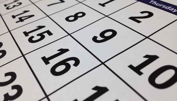 Menos feriados em 2019