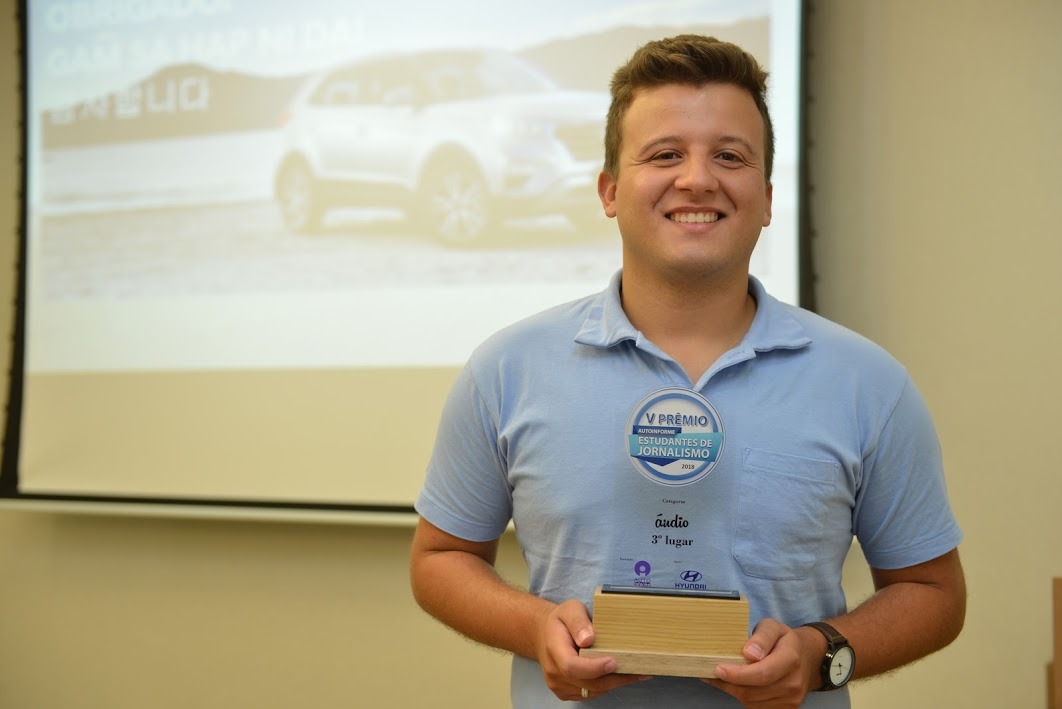 Ex-aluno de comunicação é finalista em concurso de Jornalismo Automotivo