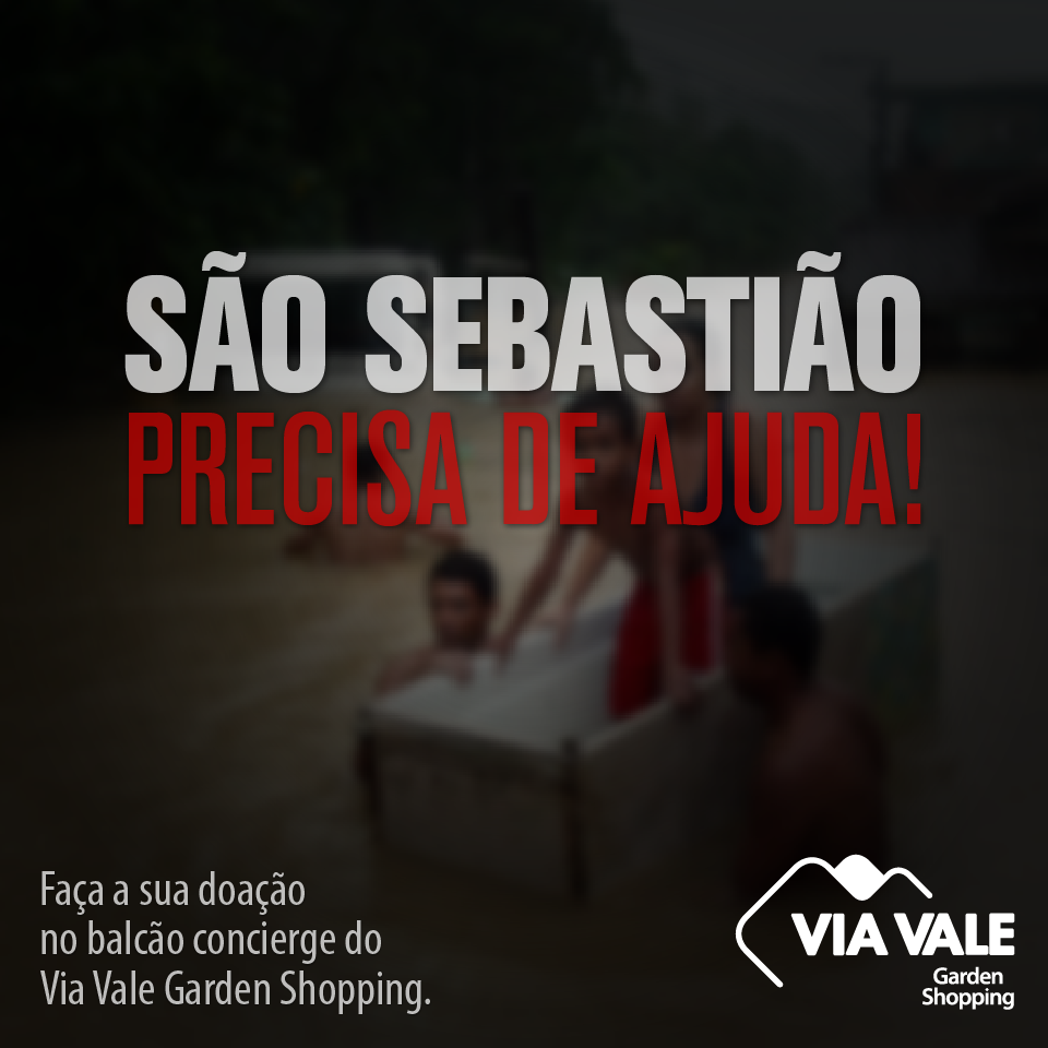Via Vale recebe doações para  São Sebastião