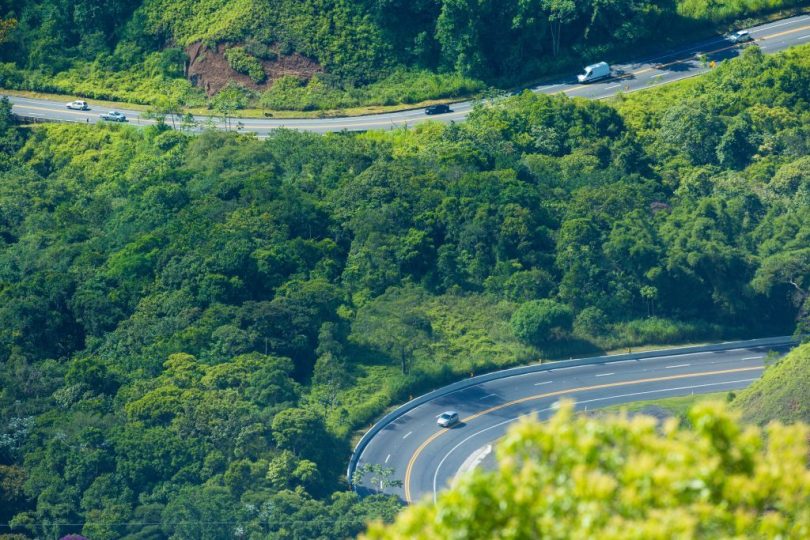 Tamoios é interditada devido ao alto índice de chuva registrado no trecho de serra