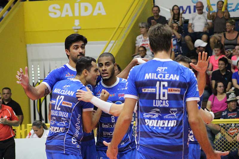 EMS Taubaté Funvic visita o Vôlei Renata em busca da vaga nas semifinais da Superliga Cimed de Vôlei