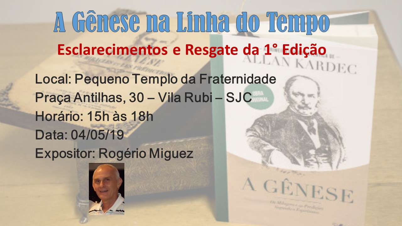 A Gênese na Linha do Tempo – Esclarecimentos e Resgates da