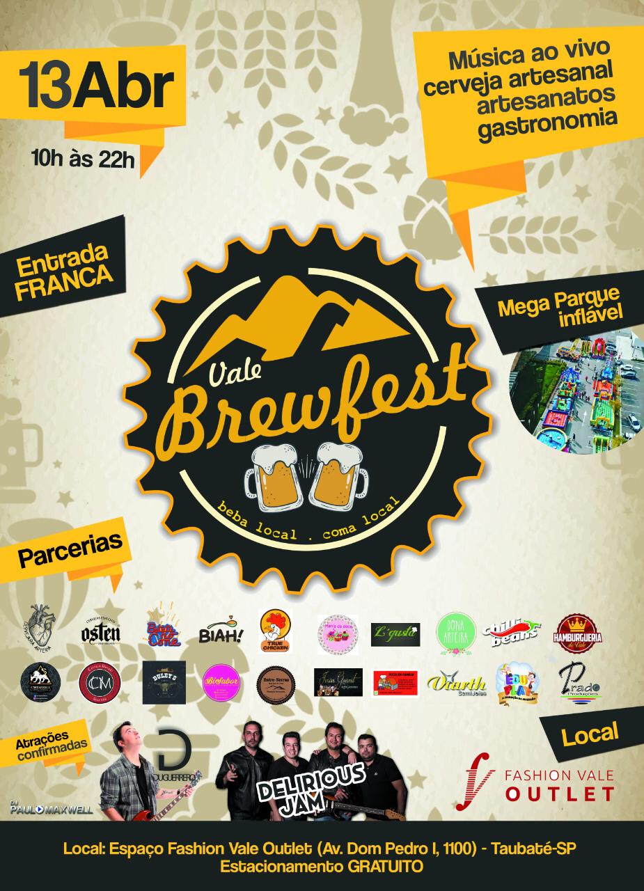Brew Fest tem 2° edição no Fashion Vale e promete agitar o fim de semana