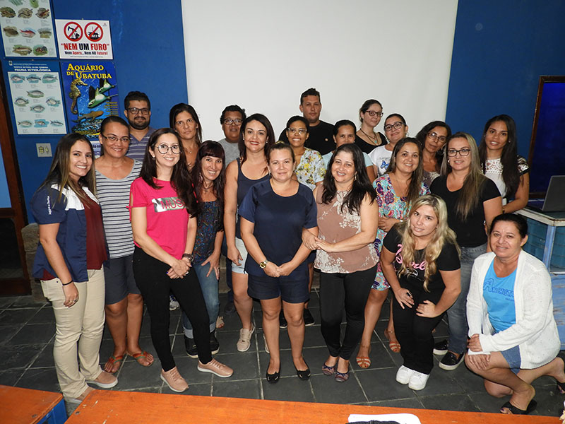 Aquário de Ubatuba realiza capacitação para professores das escolas públicas de Ubatuba