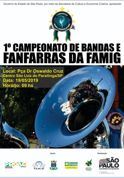 1° Campeonato de Bandas e Fanfarras de São Luiz do Paraitinga