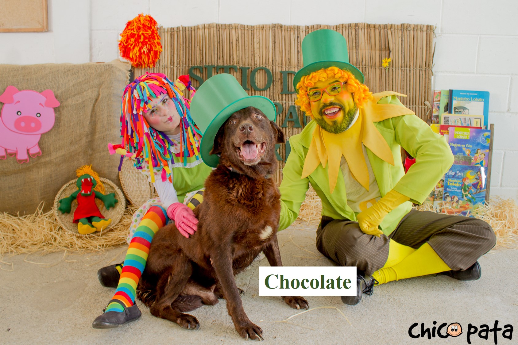 Personagens do Sítio do Picapau Amarelo inspiram adoção no CCZ