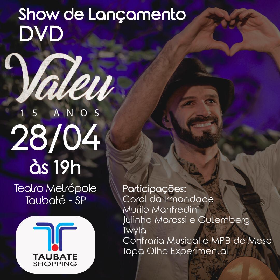 Teatro Metrópole receberá o show de lançamento do DVD “Valeu” de Rafinha Acústico