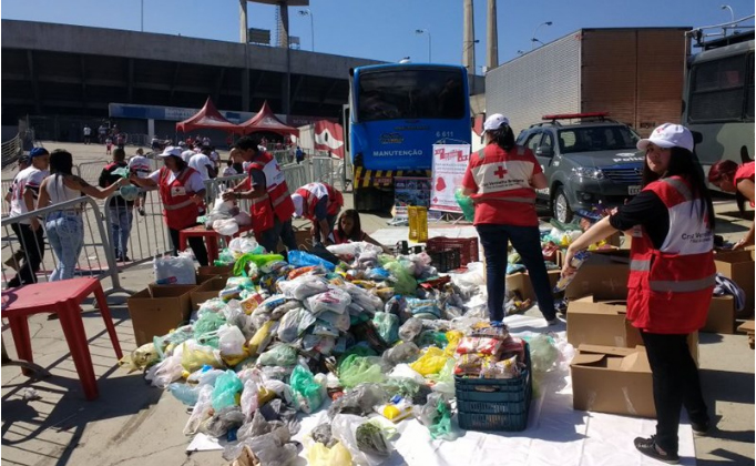 Cruz Vermelha e  São Paulo Futebol Clube se unem para arrecadar mantimentos para famílias vulneráveis