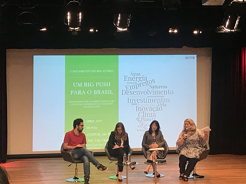 Suzano participa de evento de lançamento do relatório O Big Push Ambiental no Brasil