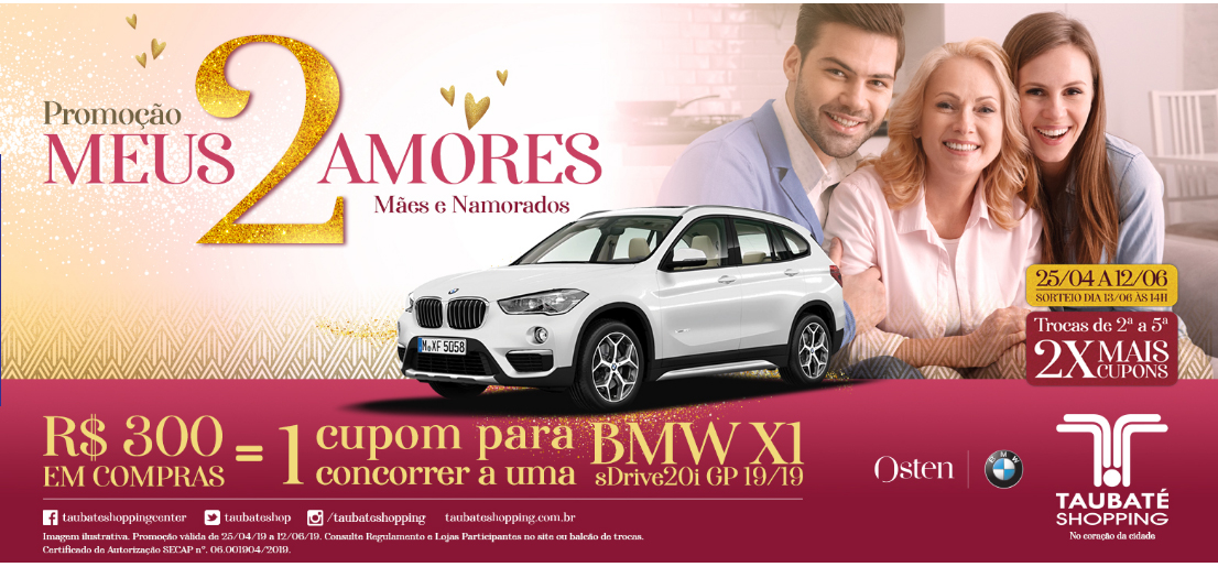 Lojas do Taubaté Shopping têm descontos e promoções de  Dia das Mães