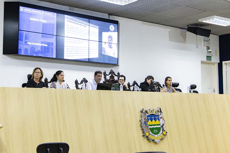 Plano Municipal de Mobilidade Urbana é apresentado na Câmara de Taubaté