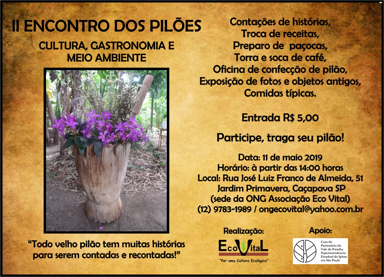 II Encontro dos Pilões acontece em Caçapava dia 11
