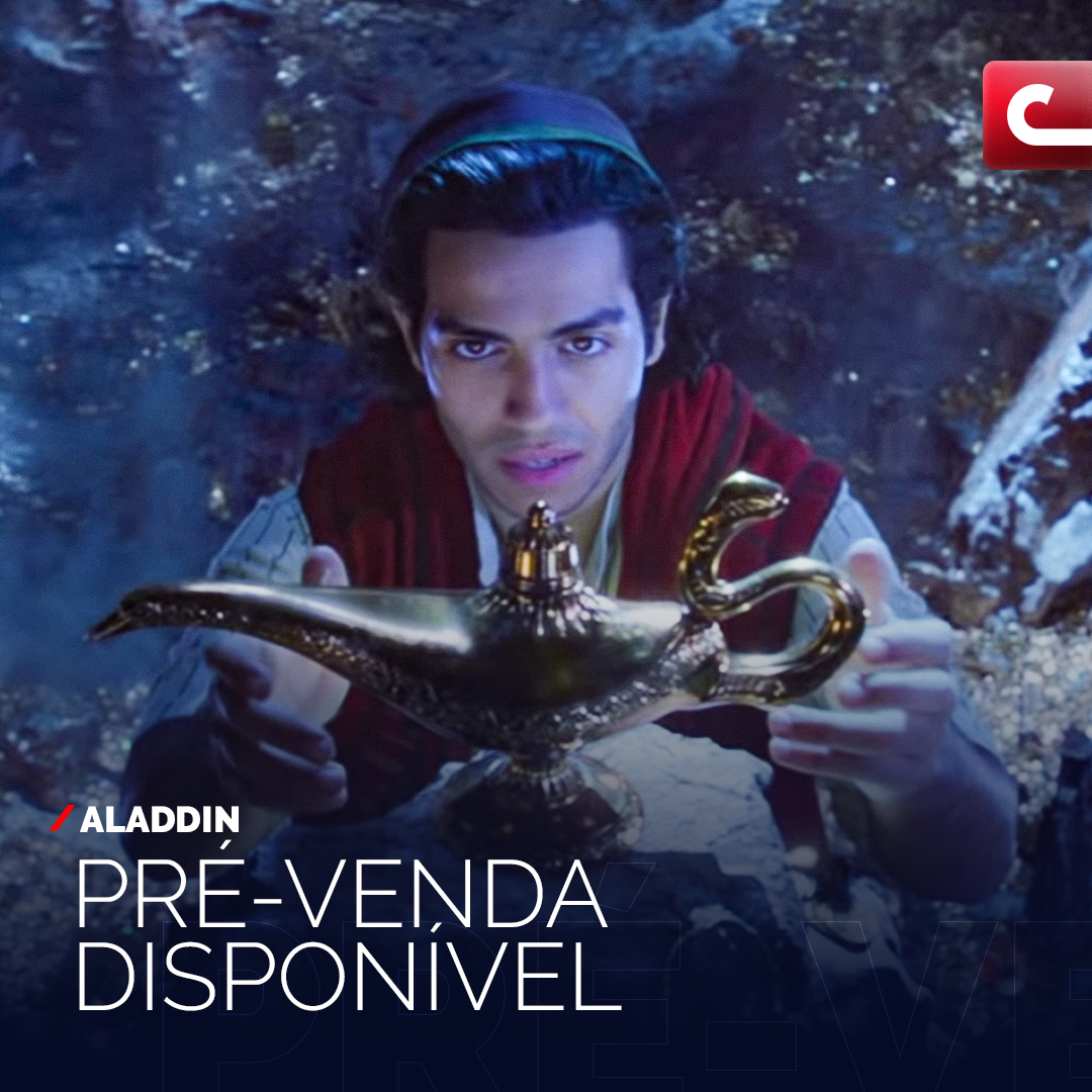 Cinemark anuncia pré-venda de ‘Aladdin’