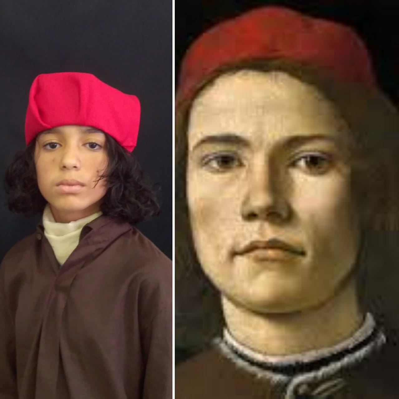 Alunos recriam obras renascentistas