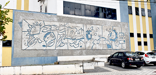 Departamento de Comunicação Social inaugura mural comemorativo aos 40 anos
