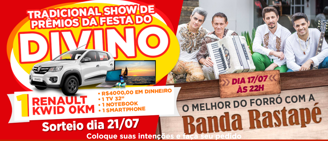 Abertura oficial da 153ª do Divino acontece amanhã