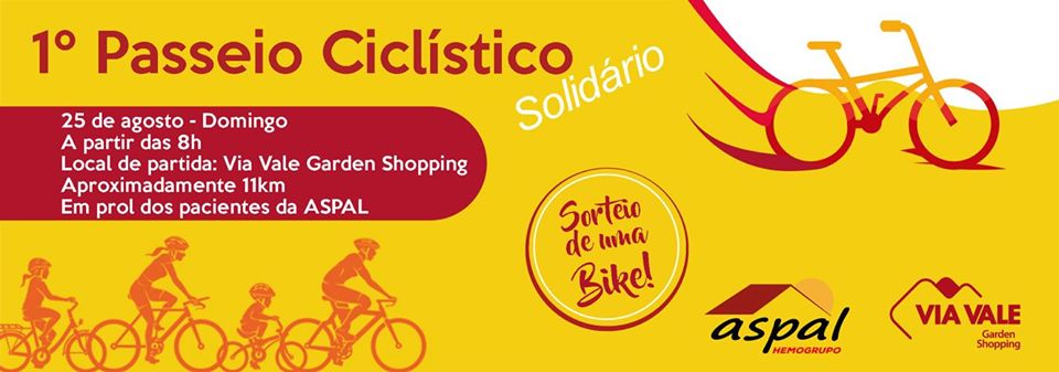 Aspal Hemogrupo realiza  I Passeio Ciclístico Solidário  em prol dos pacientes da casa