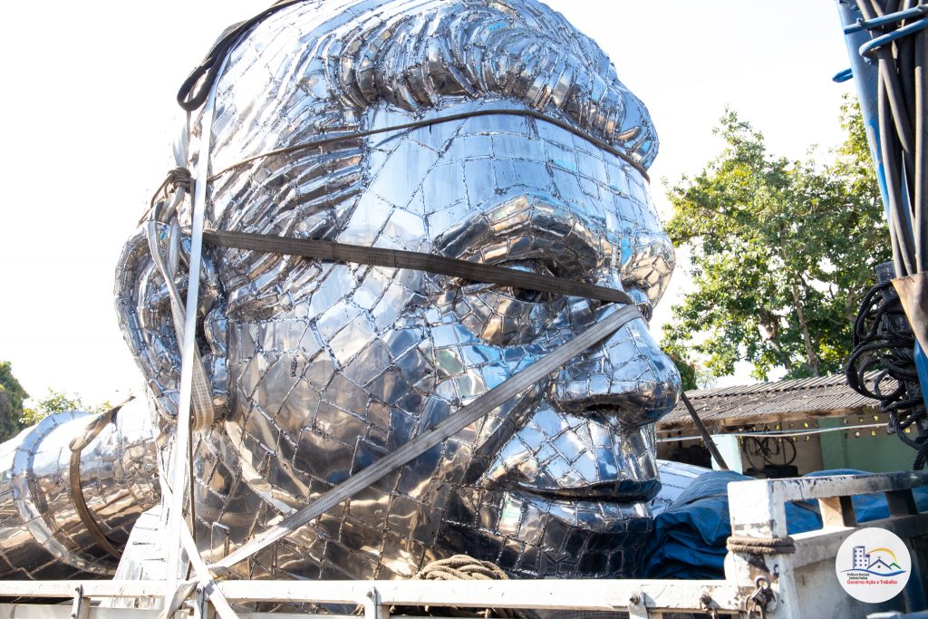 Estátua de 22 metros do Padre Léo será instalada no mirante em Cachoeira Paulista